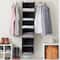 Household Essentials 6 Shelf Hanging Closet Organizer
